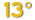 13°C