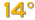14°C