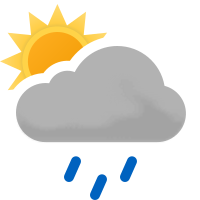 Leichte Regenschauer